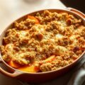 Krokante gratin van pompoen