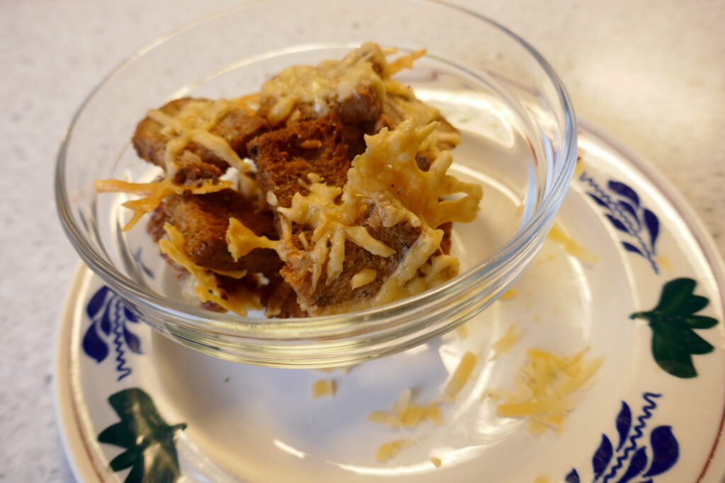 Krokante Kaas Croutons