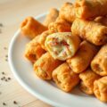 Kroketjes gevuld met seranoham