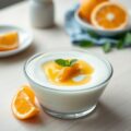 Kwark- yoghurtbavarois met sinaasappel