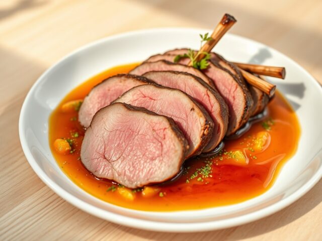 Lamsfilet met sinaasappel