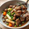 Lamsragout met primeurgroentjes