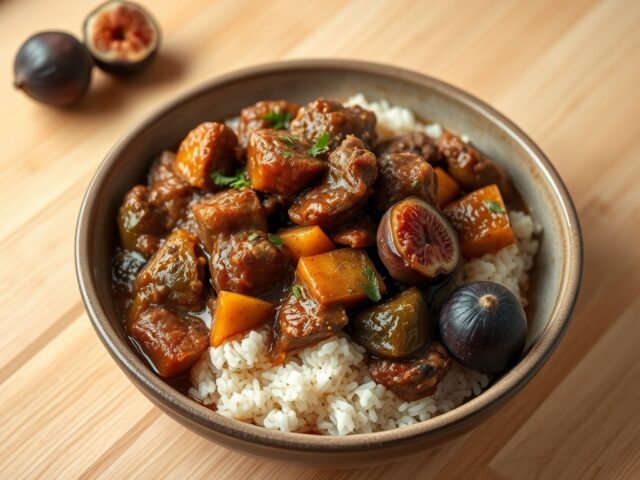Lamsragout met vijgen