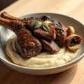 Lamsschouder met pastinaakpuree