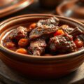 Lamsschouder Tajine met Abrikoosjes