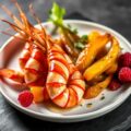 Langoustines met gekonfijt witlof