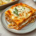 Lasagna met zuurkool en zalm