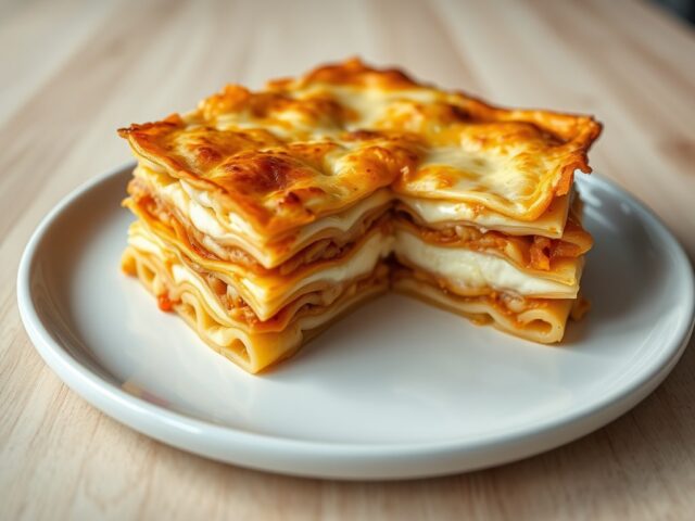 Lasagne met 3 kazen