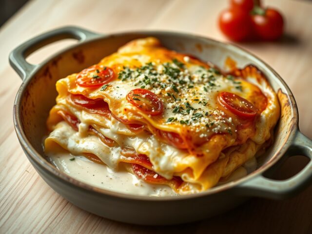 Lasagne van Brussels Lof