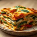Lasagne van groenten en kaas