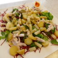 Lauwwarme Lentesalade met kip en asperges