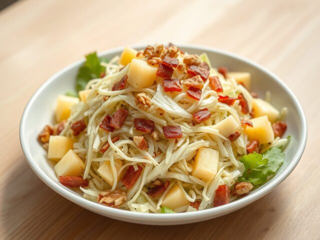 Lauwwarme zuurkoolsalade