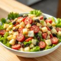 Lekkerbeksalade met Knacki