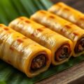 Lemper met gehaktvulling