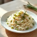 Lenterisotto met groene asperges