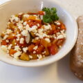 Licht pittige groentestoof uit de slowcooker met feta