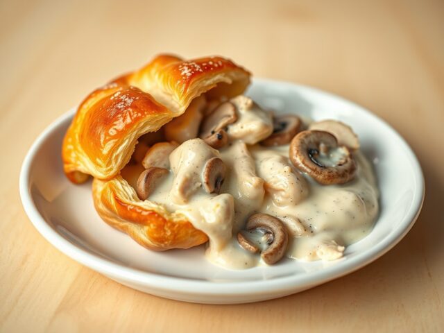Lichte en snelle vol-au-vent