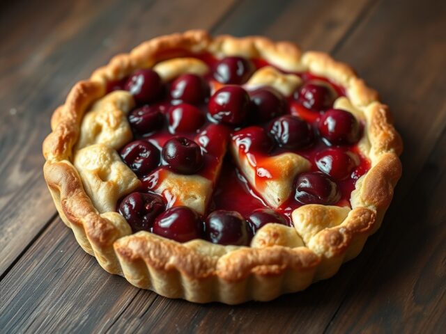 Limburgse kersenvlaai