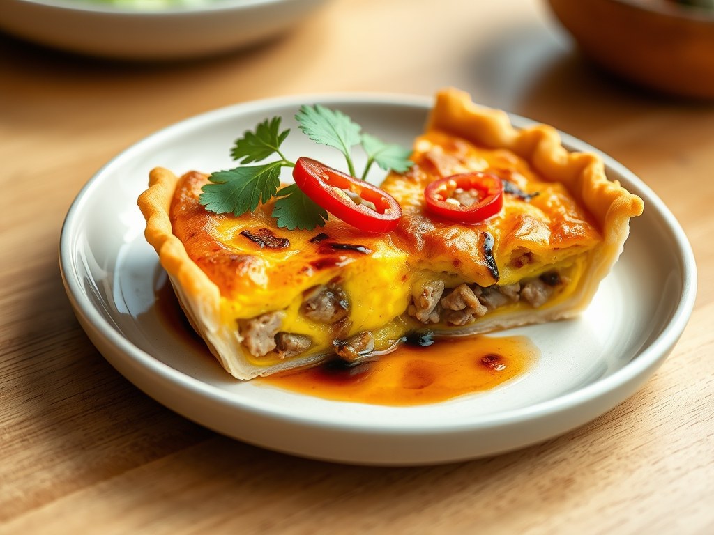 Loempia Quiche, AI-gegenereerde illustratie