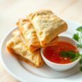 Loempiaatjes met extreme saus