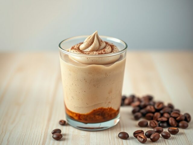 Luchtige mousse van espresso en Tia Maria