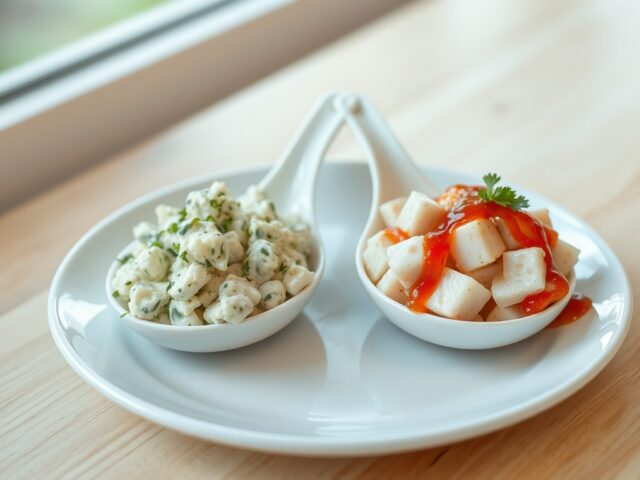 Lunch met Boursin en krab
