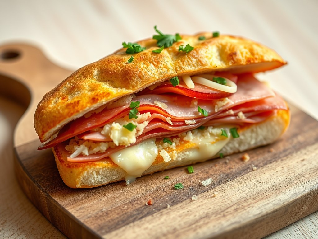 Lunchbroodje, AI-gegenereerde illustratie