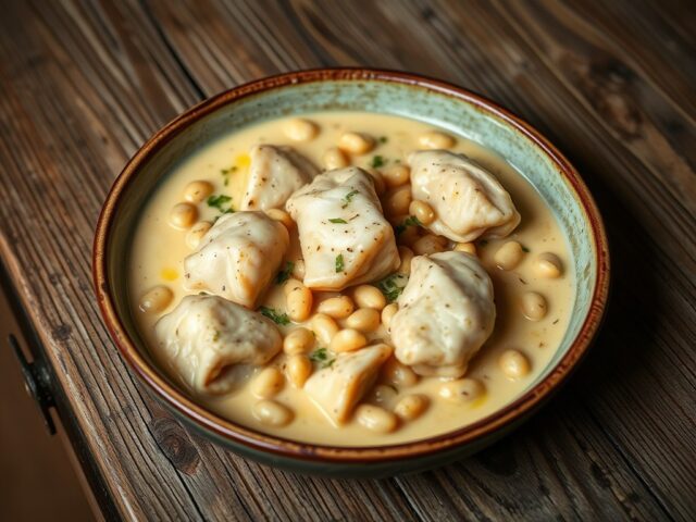 Lupo di mare con fagioli: