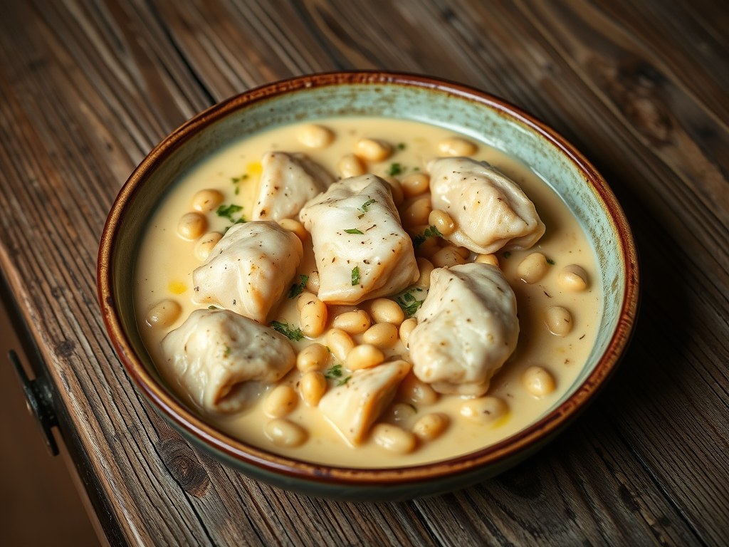 Lupo di mare con fagioli:, AI-gegenereerde illustratie