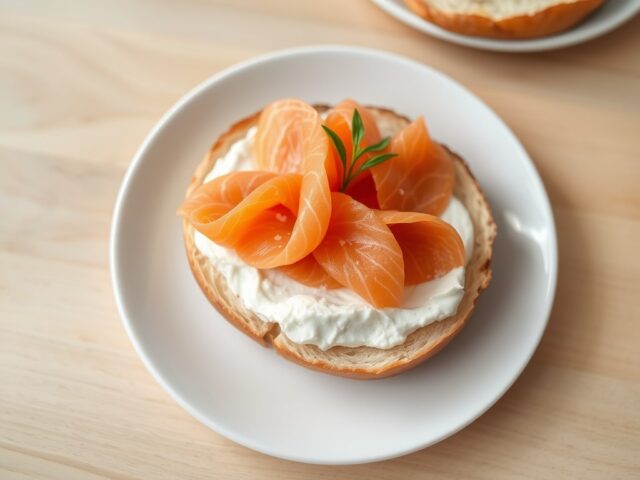 Luxe bagels met zalm