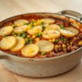 Maïs en gehaktschotel uit de oven