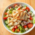 Maaltijdsalade met kip