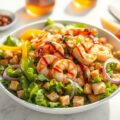 Maaltijdsalade met scampi’s