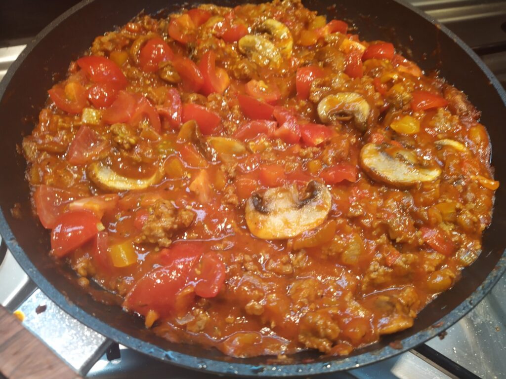 Macaroni gezond met rundergehakt