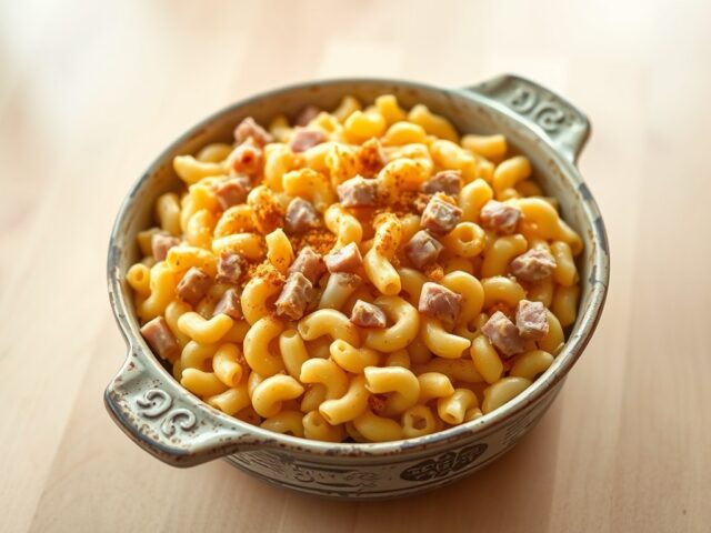 Macaroni ham kaas