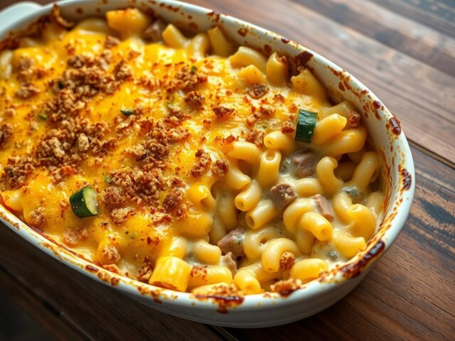 Macaroni ovenschotel, snel, gezond en lekker
