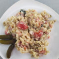 Macaroni Salade met Ham en Ei