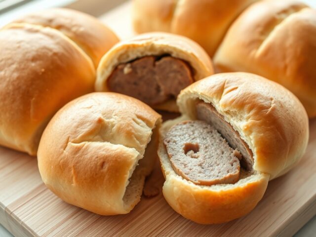 Mager worstenbrood (met rundergehakt, zonder ei)