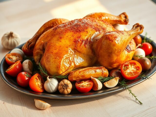 Malse zachte hele kip uit de oven