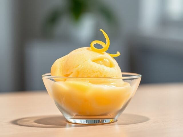 Mango-Gember sorbet