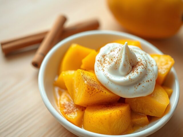 Mango met kaneel