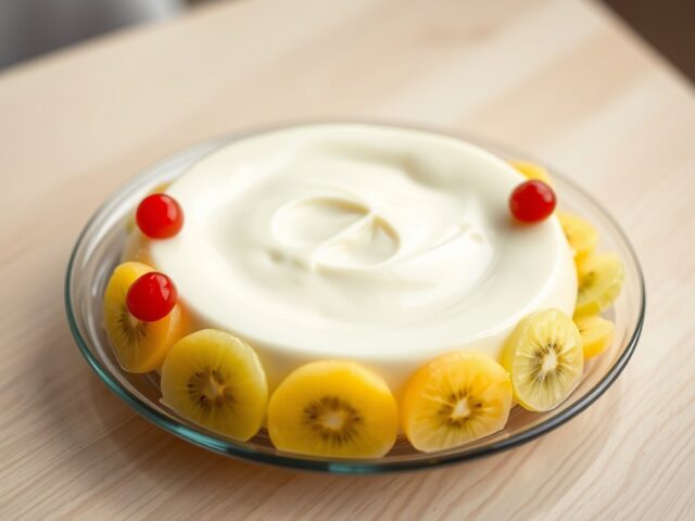 Marasquinbavarois met ananas