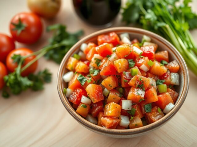 Marokkaanse tomatensalade