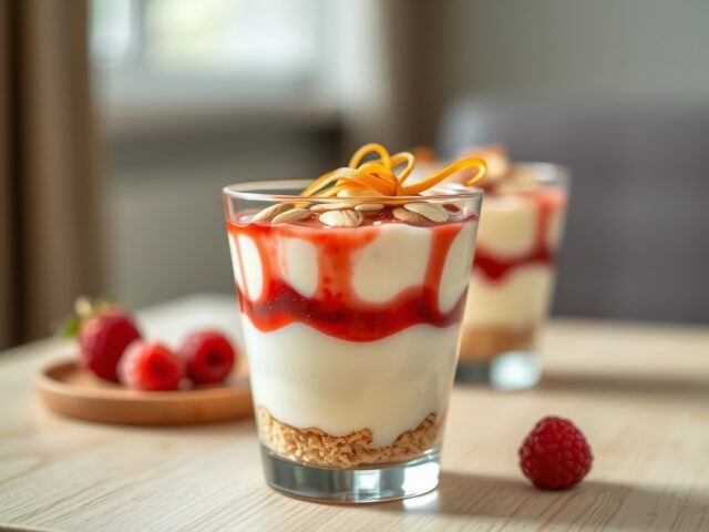 Mascarponecrème met crumble