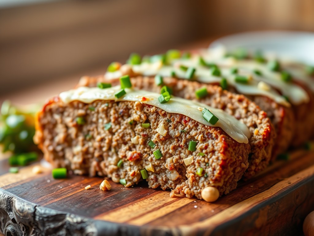 Meatloaf (gehaktbrood), AI-gegenereerde illustratie