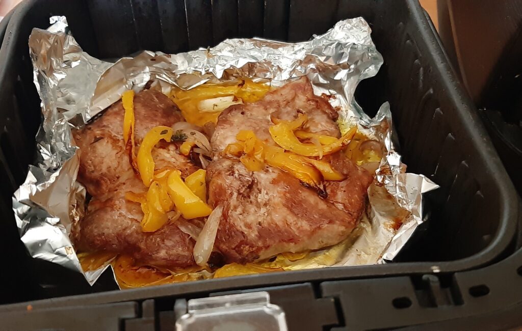 Mediterrane procureurlapjes uit de airfryer