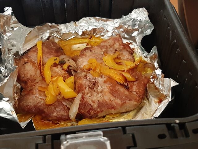 Italiaanse malse procureurlapjes (of schouderkarbonade) uit de airfryer