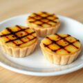 Melktaartjes met gegrilde ananas