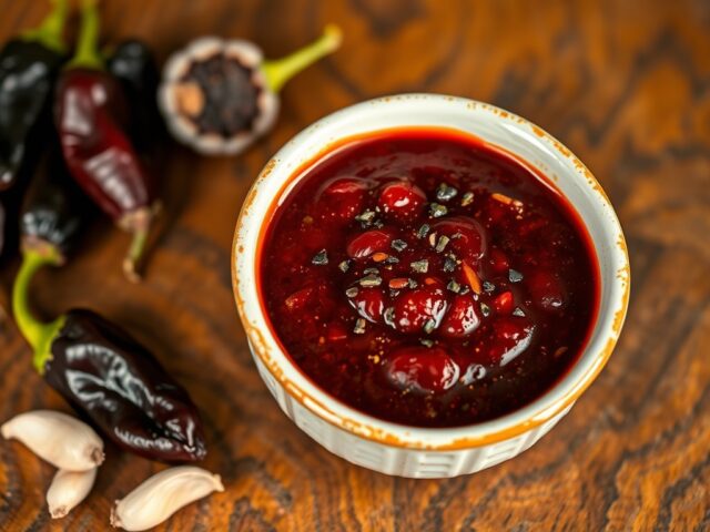 Mexicaans: salsa endiablada (duivelssaus)