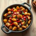 Mexicaanse aardappelschotel